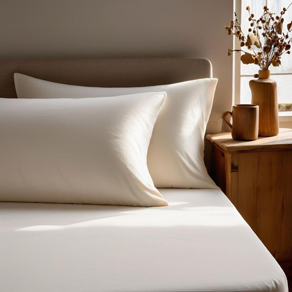 DRAP DISCOUNT Sous taie d'oreiller Tom - 100% molleton coton