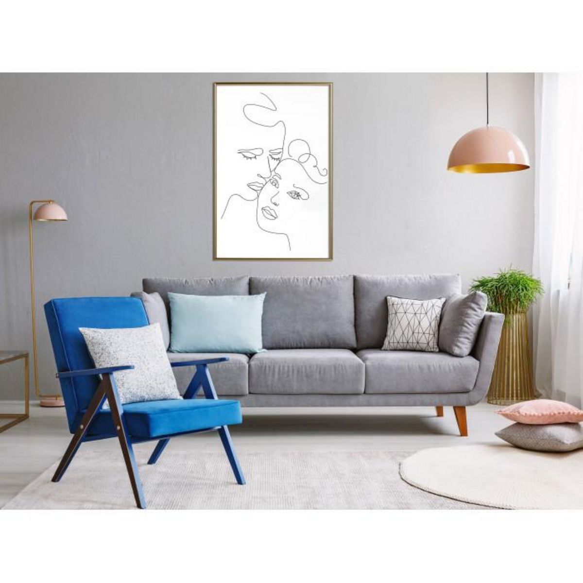 Paris Prix Affiche Murale Encadrée  Soulmates