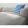 Voir la diapositive 4 : LISA DESIGN Ela - canapé d'angle droit 4 places - en tissu velours relief
