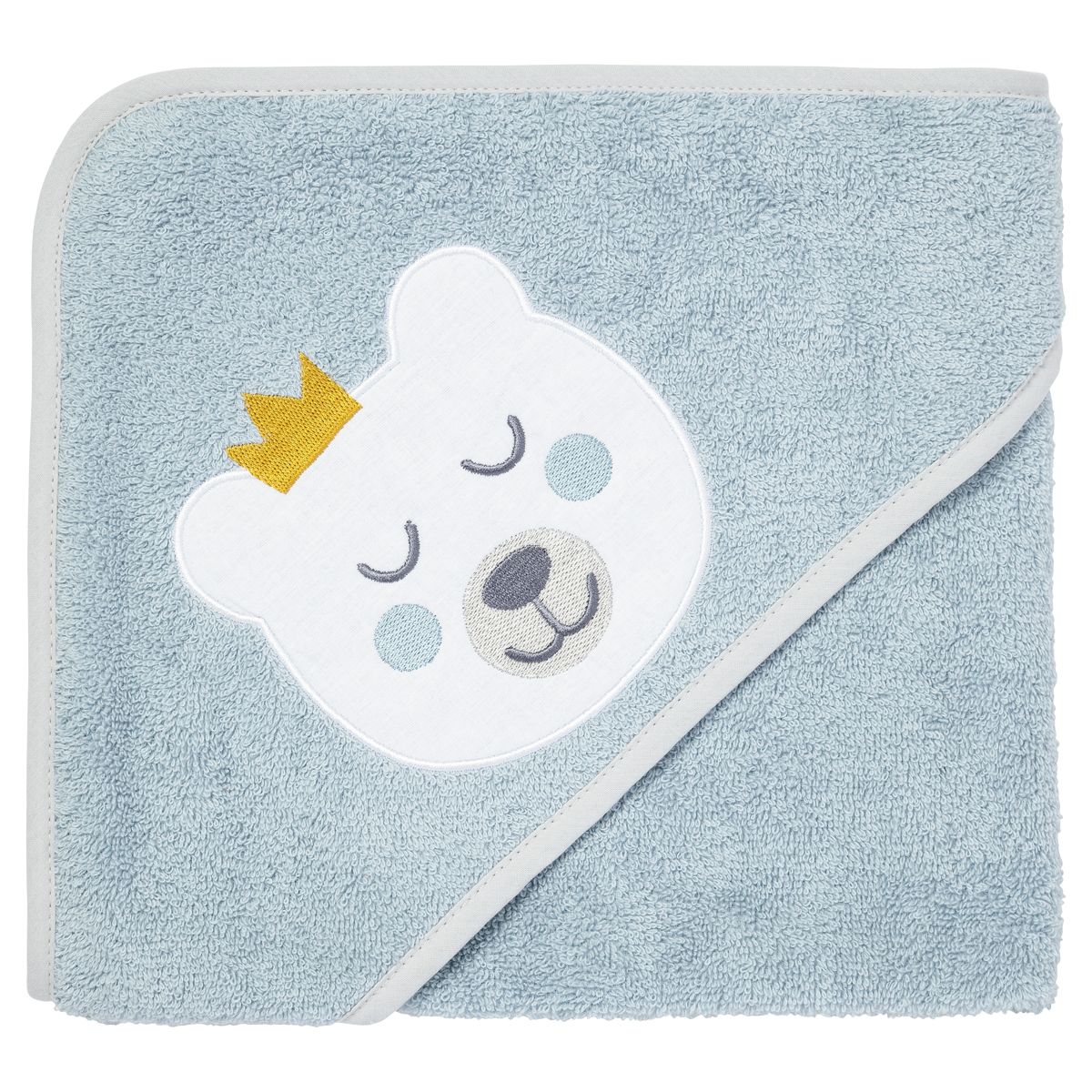 Babycalin Cape de bain éponge couleur à capuche