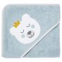 Voir la diapositive 1 : Babycalin Cape de bain éponge couleur à capuche