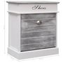 Voir la diapositive 6 : VIDAXL Armoire a chaussures Gris 50 x 28 x 58 cm Bois de Paulownia