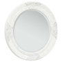 Voir la diapositive 1 : VIDAXL Miroir mural style baroque 50 cm Blanc