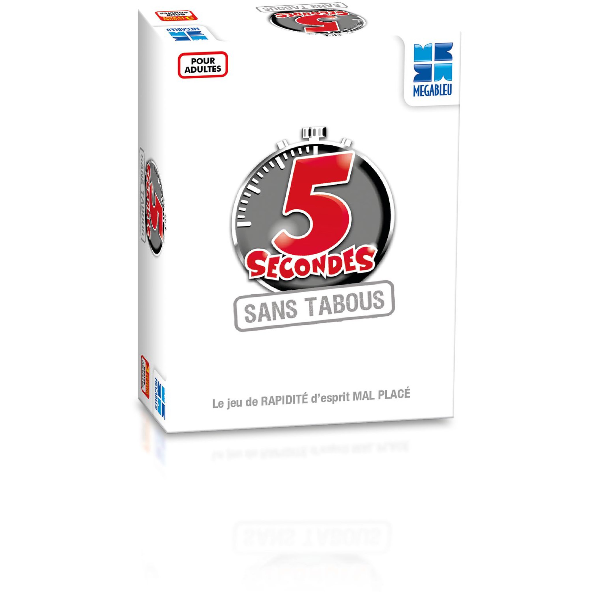MEGABLEU Jeu 5 Secondes Sans tabous