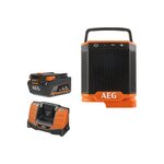AEG Pack AEG 18V - Enceinte-Radio Bluetooth 30m 30W - Batterie 4.0 Ah - Chargeur