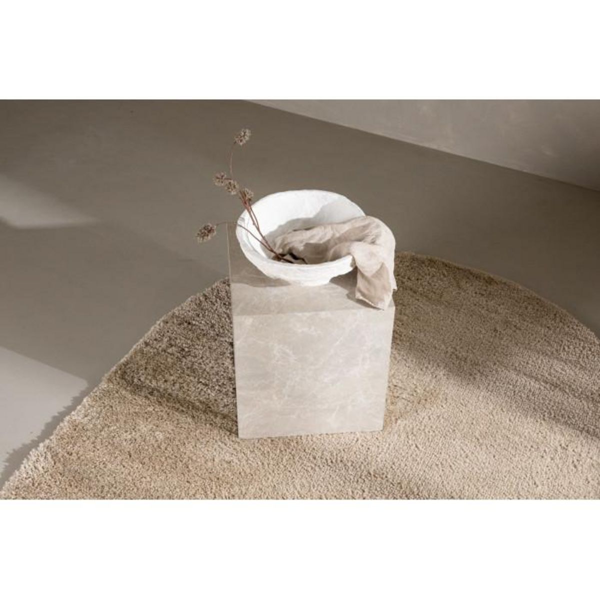 Paris Prix Tapis Déco Ovale  Walter  240x340cm Beige