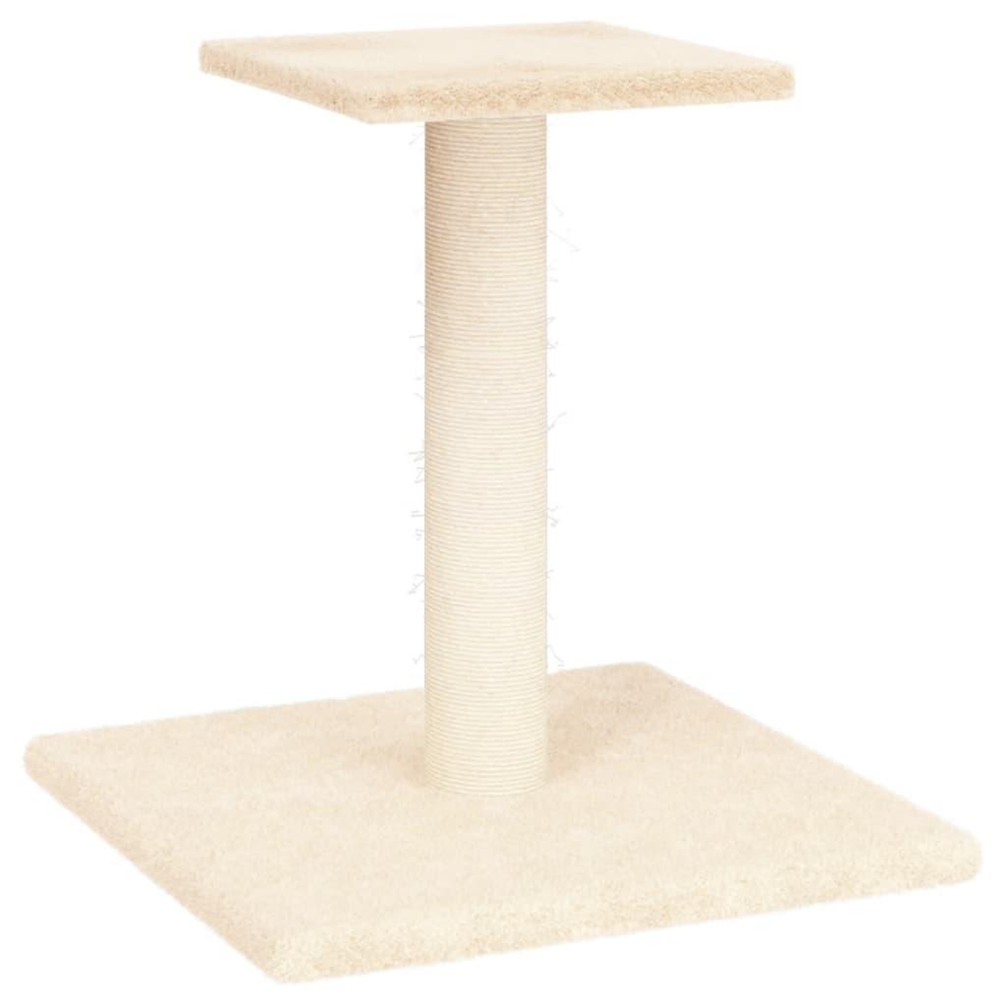 Voir la diapositive 2 : VIDAXL Arbre a chat avec plate-forme creme 38 cm