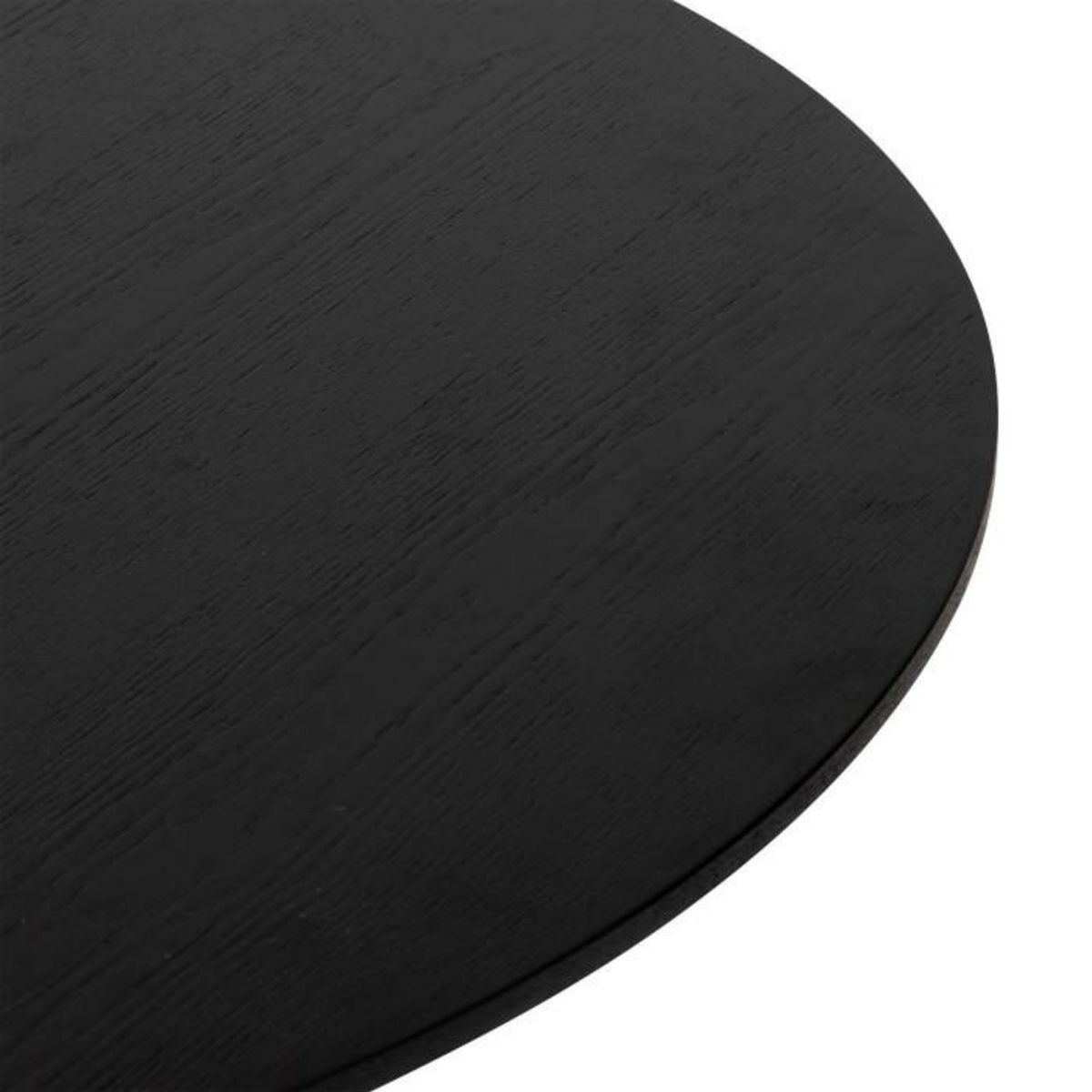 ATMOSPHERA Table à Manger Design  Elias  102cm Noir