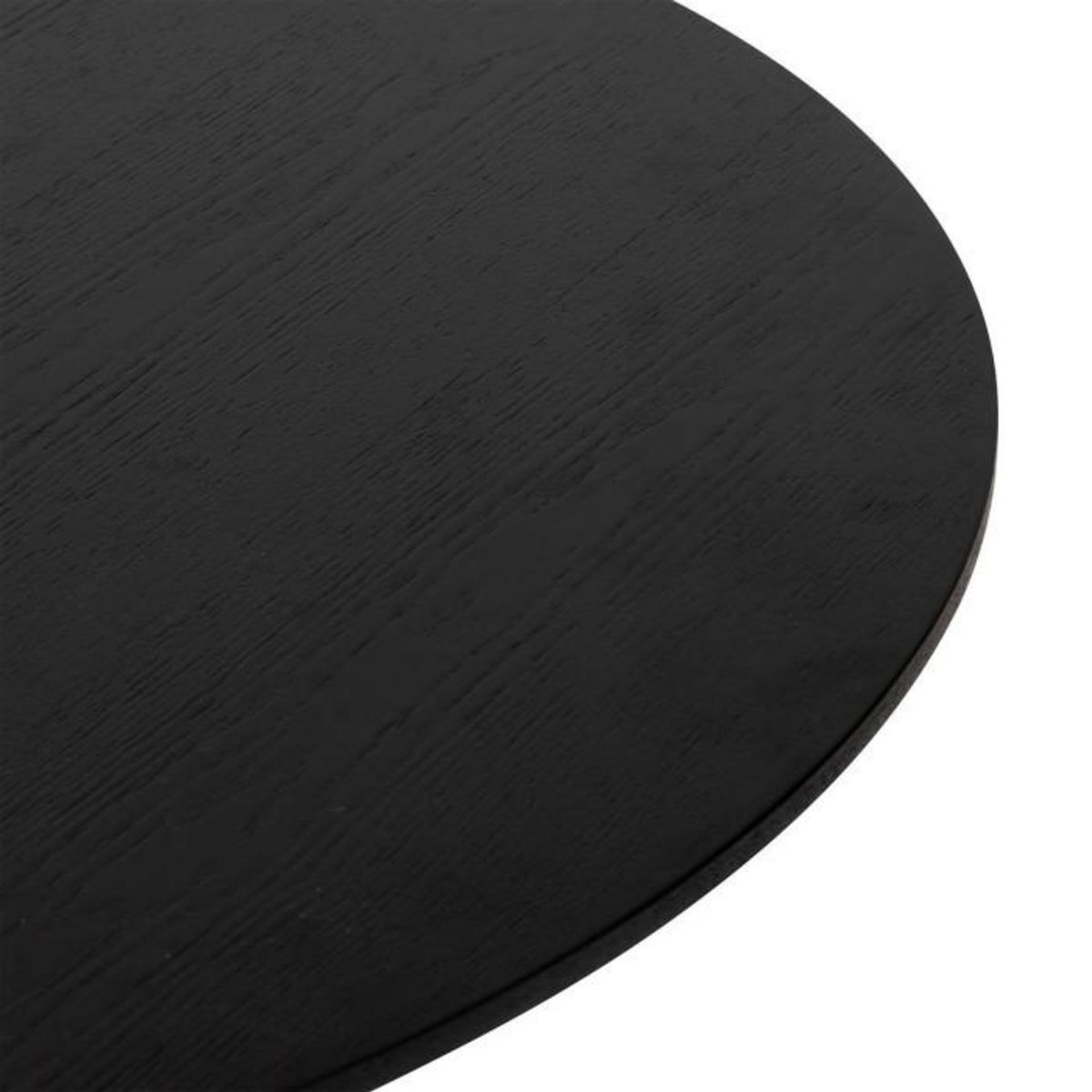 ATMOSPHERA Table à Manger Design  Elias  102cm Noir
