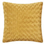 Voir la diapositive 1 : ATMOSPHERA Coussin Imitation Fourrure  Bouclée  45x45cm Ocre