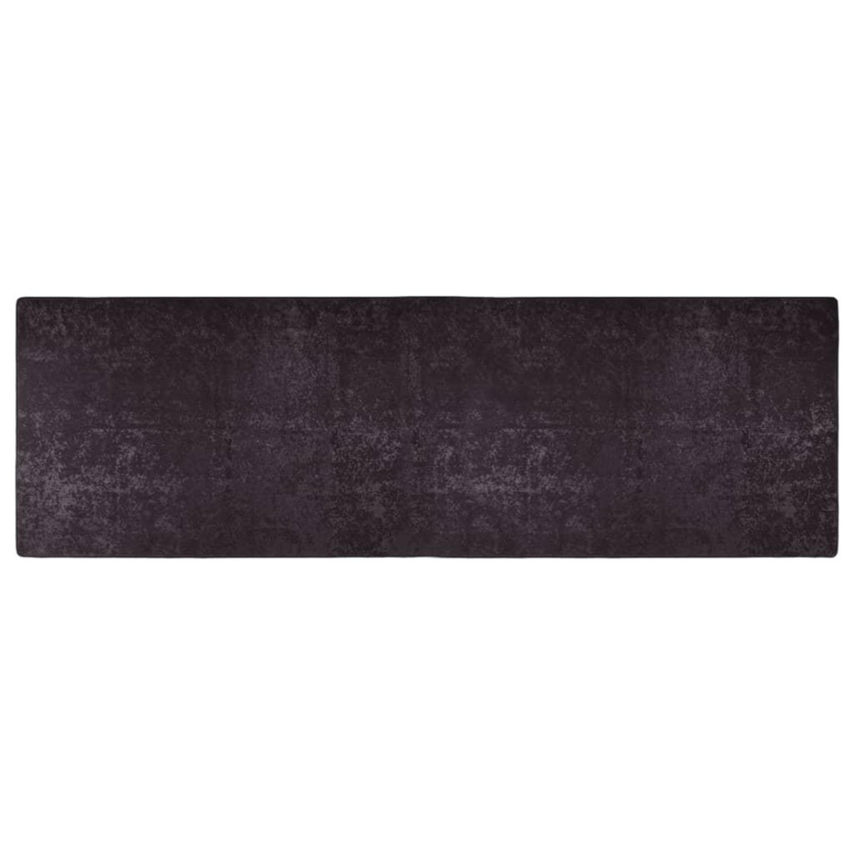 VIDAXL Tapis lavable antiderapant 80x300 cm Anthracite