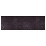 VIDAXL Tapis lavable antiderapant 80x300 cm Anthracite