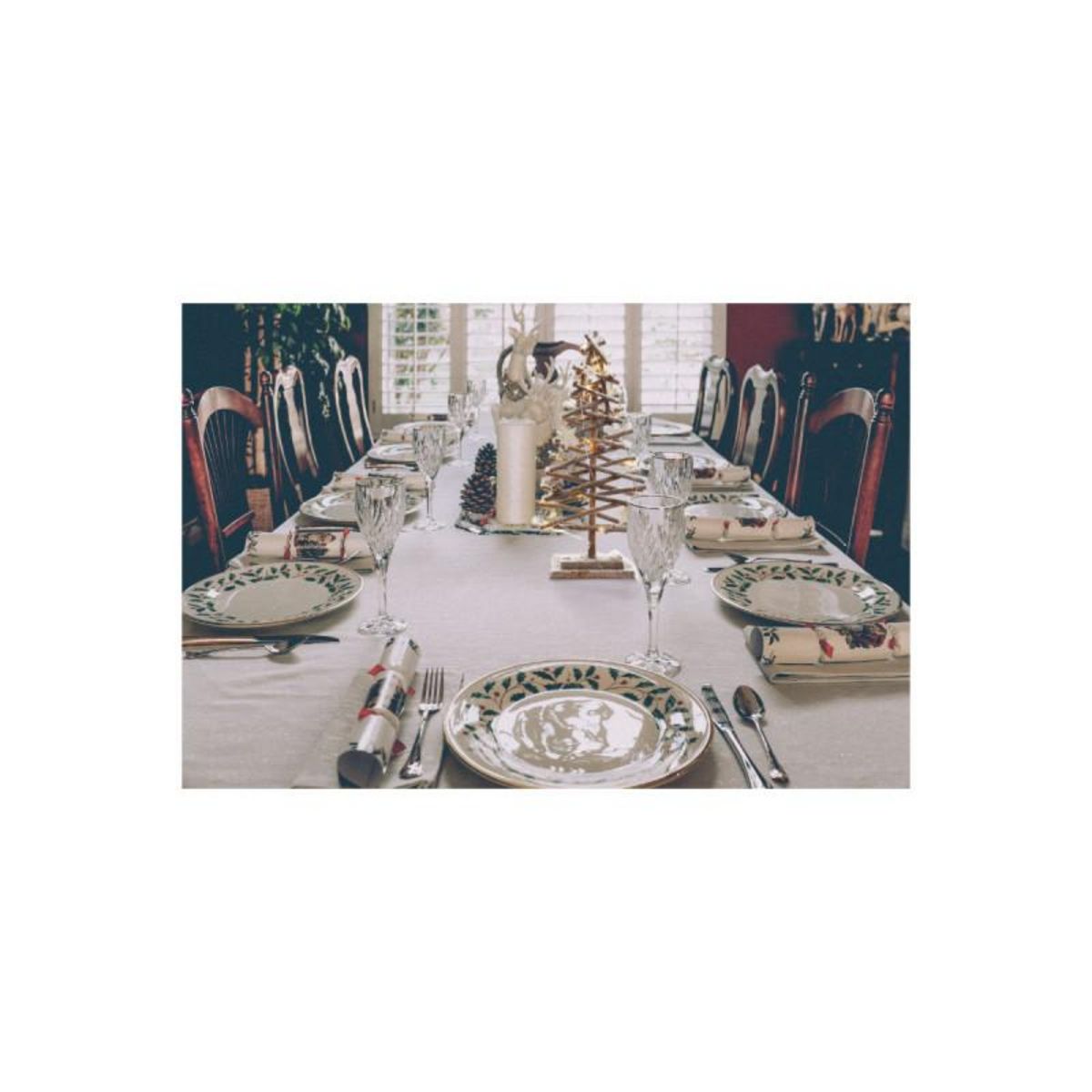 EDM Arbre en rotin micro-LED EDM - esprit de Noël - effet givre - 50 cm - 72217