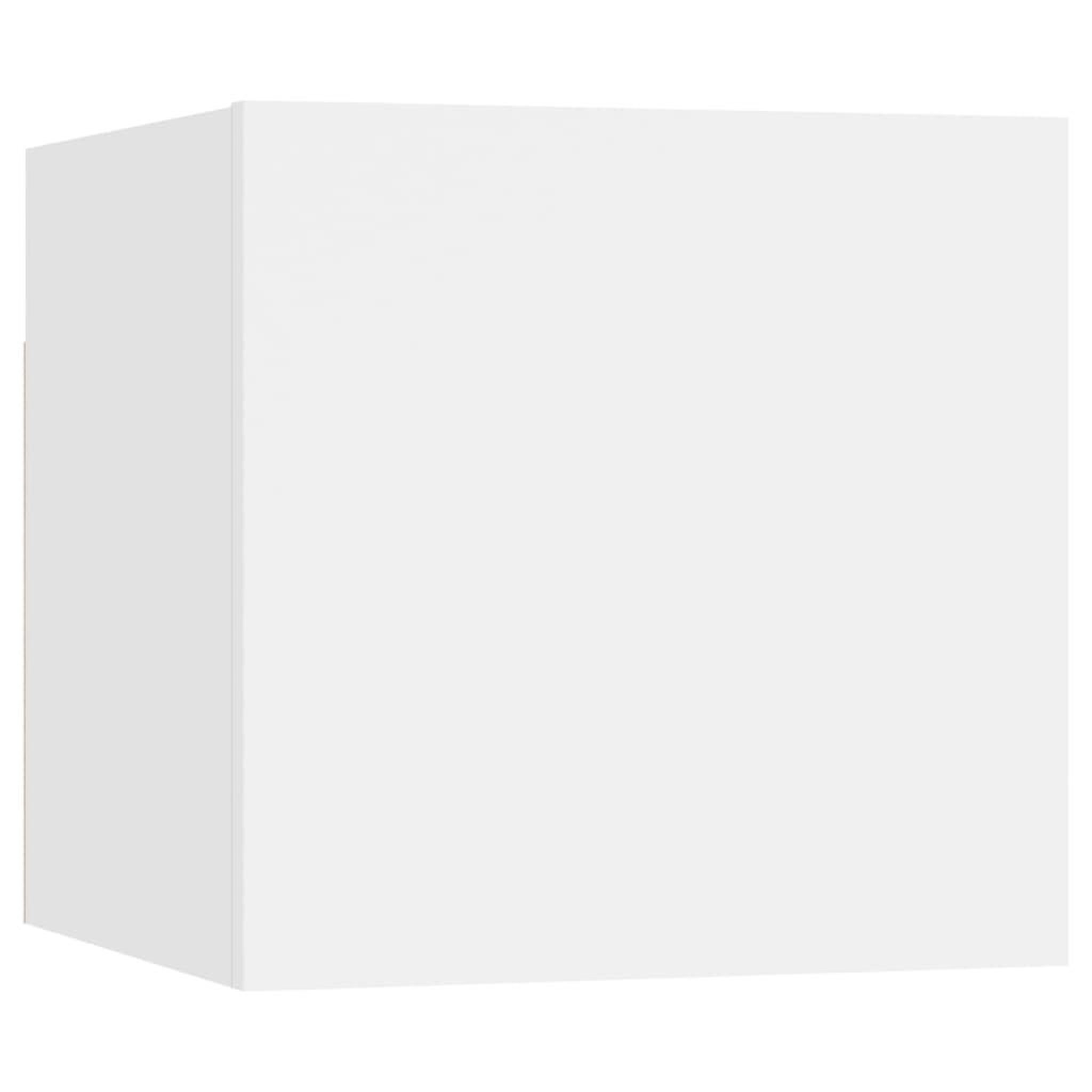 Voir la diapositive 5 : VIDAXL Tables de chevet 2 pcs Blanc 30,5x30x30 cm Bois d'ingenierie