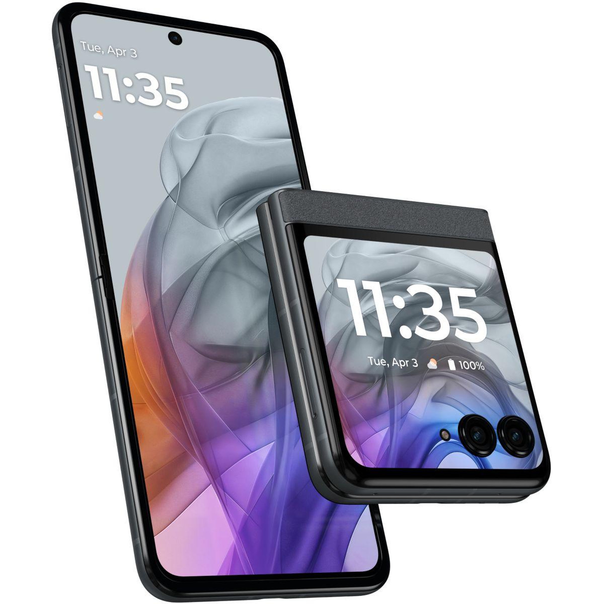 Voir la diapositive 3 : MOTOROLA Smartphone Razr 50 Gris 256Go