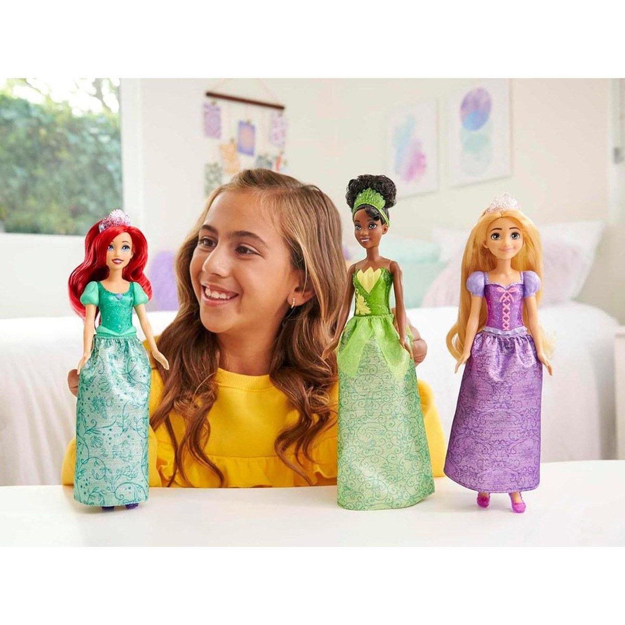 Voir la diapositive 2 : MATTEL Disney Princess - Coffret 3 princesses avec décors