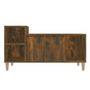 Voir la diapositive 5 : VIDAXL Meuble TV Chene fume 100x35x55 cm Bois d'ingenierie