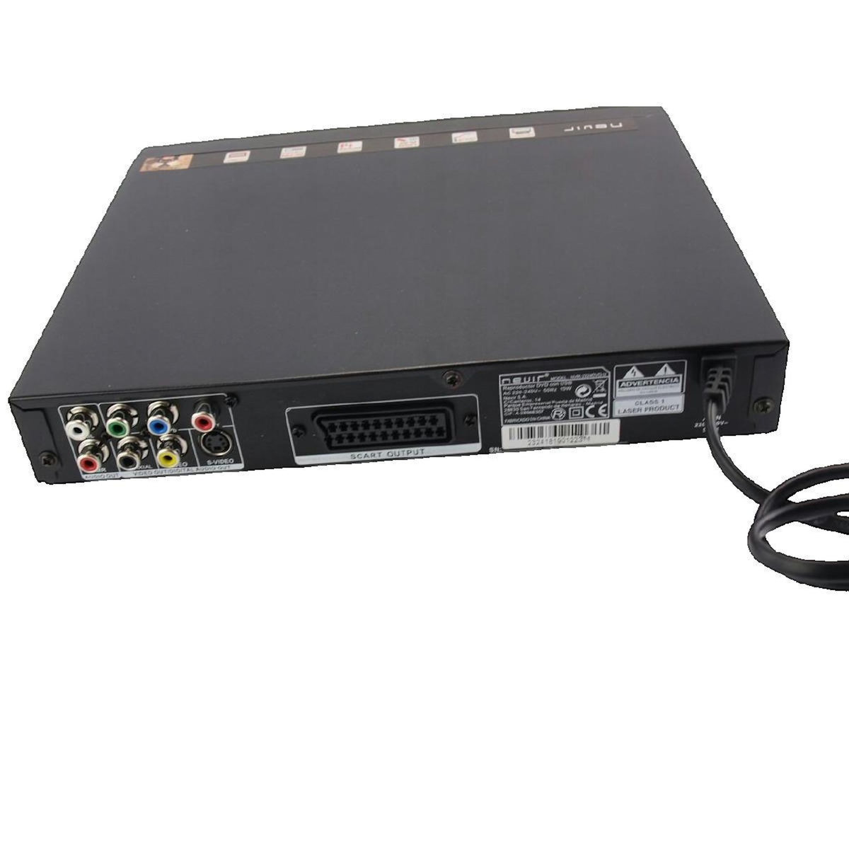 NEVIR Lecteur DVD nevir NVR-2324 noir compact