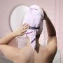 Voir la diapositive 4 : Paris Prix Serviette Microfibre Pour Cheveux  XXL  104cm Rose
