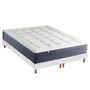 Voir la diapositive 1 : IDLITERIE Ensemble Matelas Ressort 7 zones + Mémoire de forme + Sommier KING STYLE Fabriqué en France