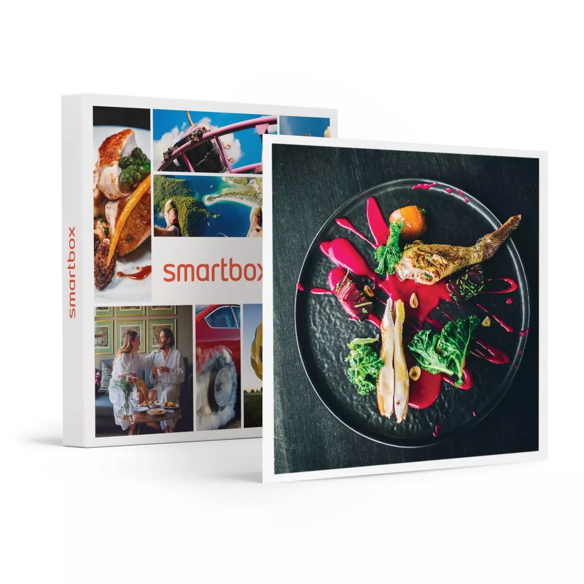 Smartbox Repas gastronomique 4 plats pour 2 personnes au sein d'un établissement réputé en France ou en Europe - Coffret Cadeau Gastronomie