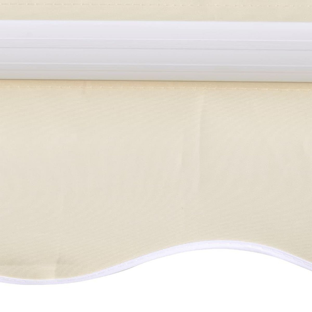 VIDAXL Toit d'auvent toile creme 3 x 2,5 m (cadre non inclus)
