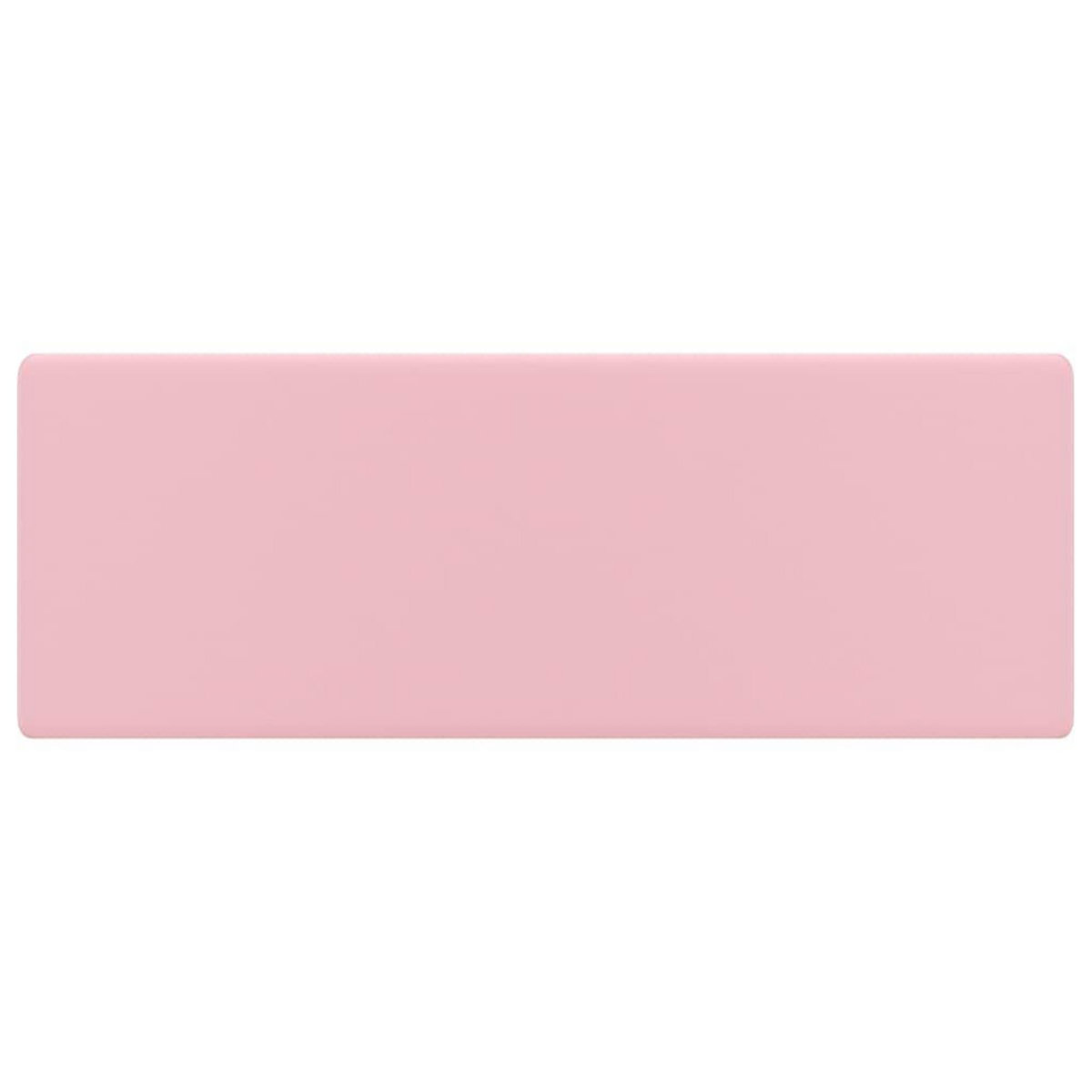 VIDAXL Lavabo carre de luxe a trop-plein Rose mat 41x41 cm Ceramique