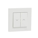 Schneider Electric Interrupteur volet roulant complet Miluz, SCHNEIDER ELECTRIC, blanc
