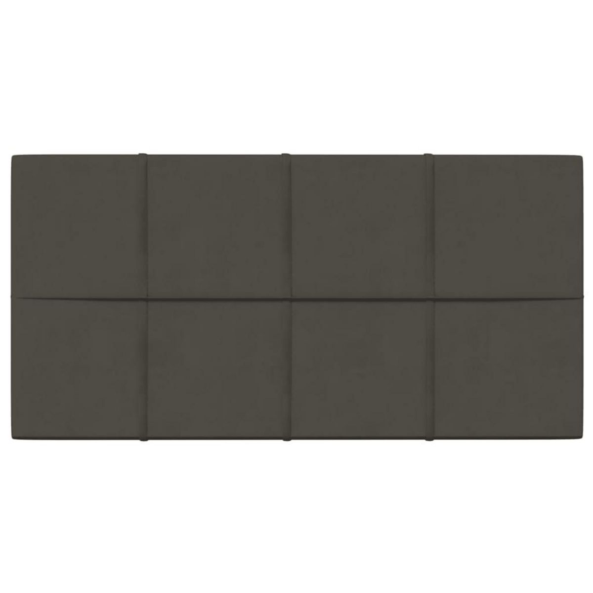 VIDAXL Panneaux muraux 12 pcs Gris fonce 60x30 cm Velours 2,16 m^2