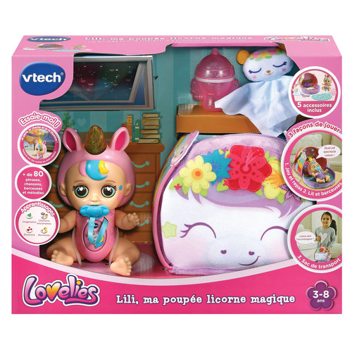 Little Love - Paillette licorne arc-en-ciel - poupée licorne