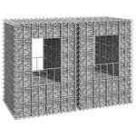 VIDAXL Poteaux a panier de gabion 2 pcs 40x40x60 cm Fer