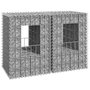 Voir la diapositive 1 : VIDAXL Poteaux a panier de gabion 2 pcs 40x40x60 cm Fer