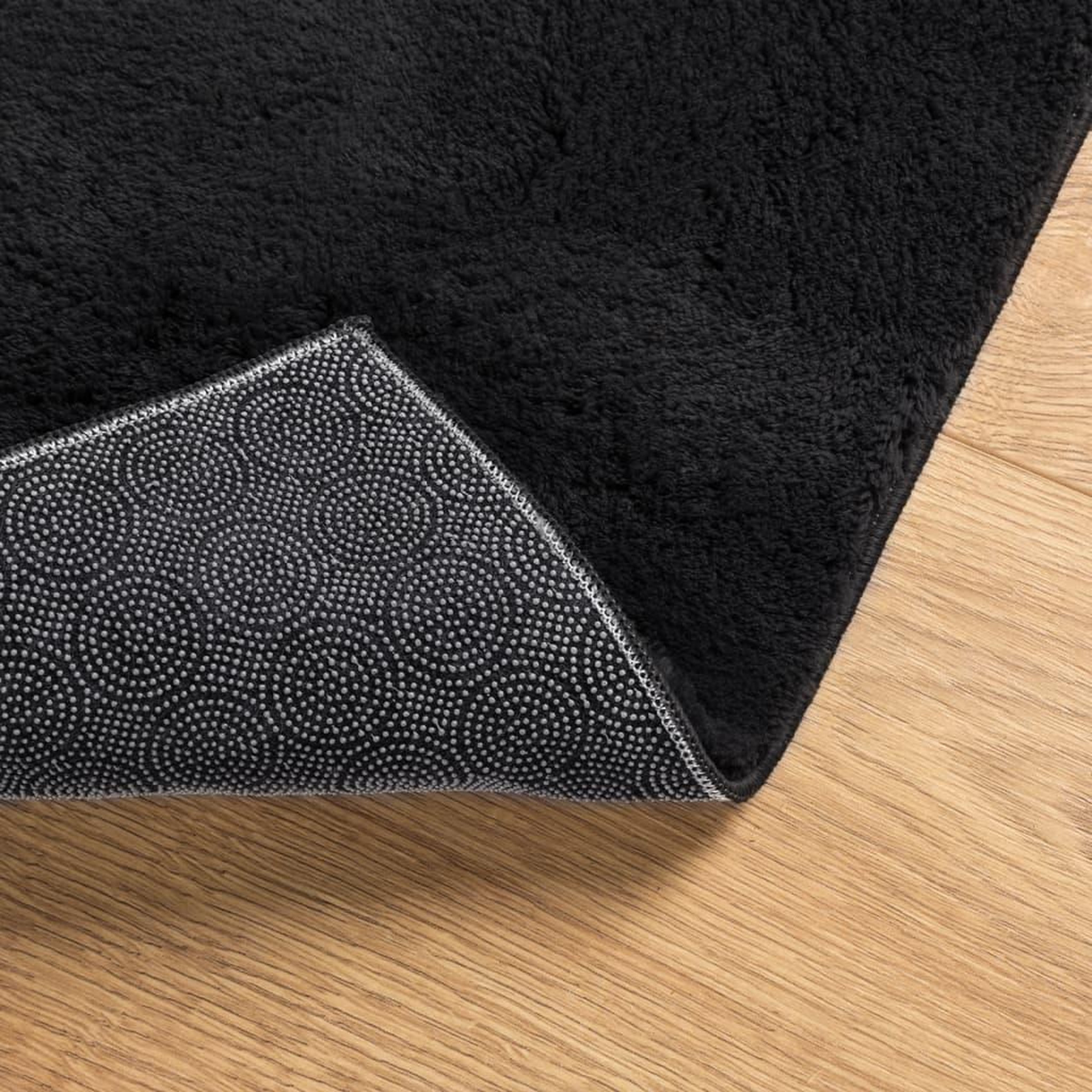 Voir la diapositive 5 : VIDAXL Tapis HUARTE a poils courts doux et lavable noir 60x110 cm