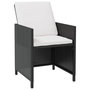 Voir la diapositive 3 : VIDAXL Ensemble a manger d'exterieur 9 pcs resine tressee et acacia