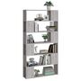 Voir la diapositive 4 : VIDAXL Bibliotheque/Separateur de piece sonoma gris 100x24x188 cm