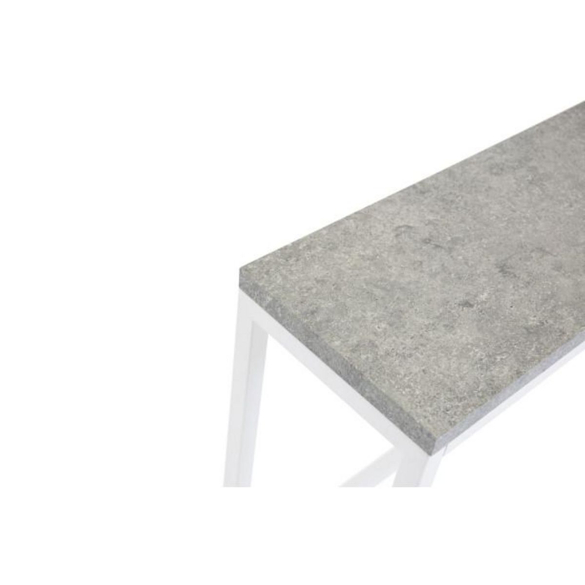 Paris Prix Console Design  Rise  110cm Gris & Blanc