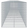 Voir la diapositive 4 : VIDAXL Panier gabion avec couvercle 900x100x100 cm fer galvanise