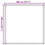 Voir la diapositive 6 : VIDAXL Tapis de tente 200x200 cm Noir
