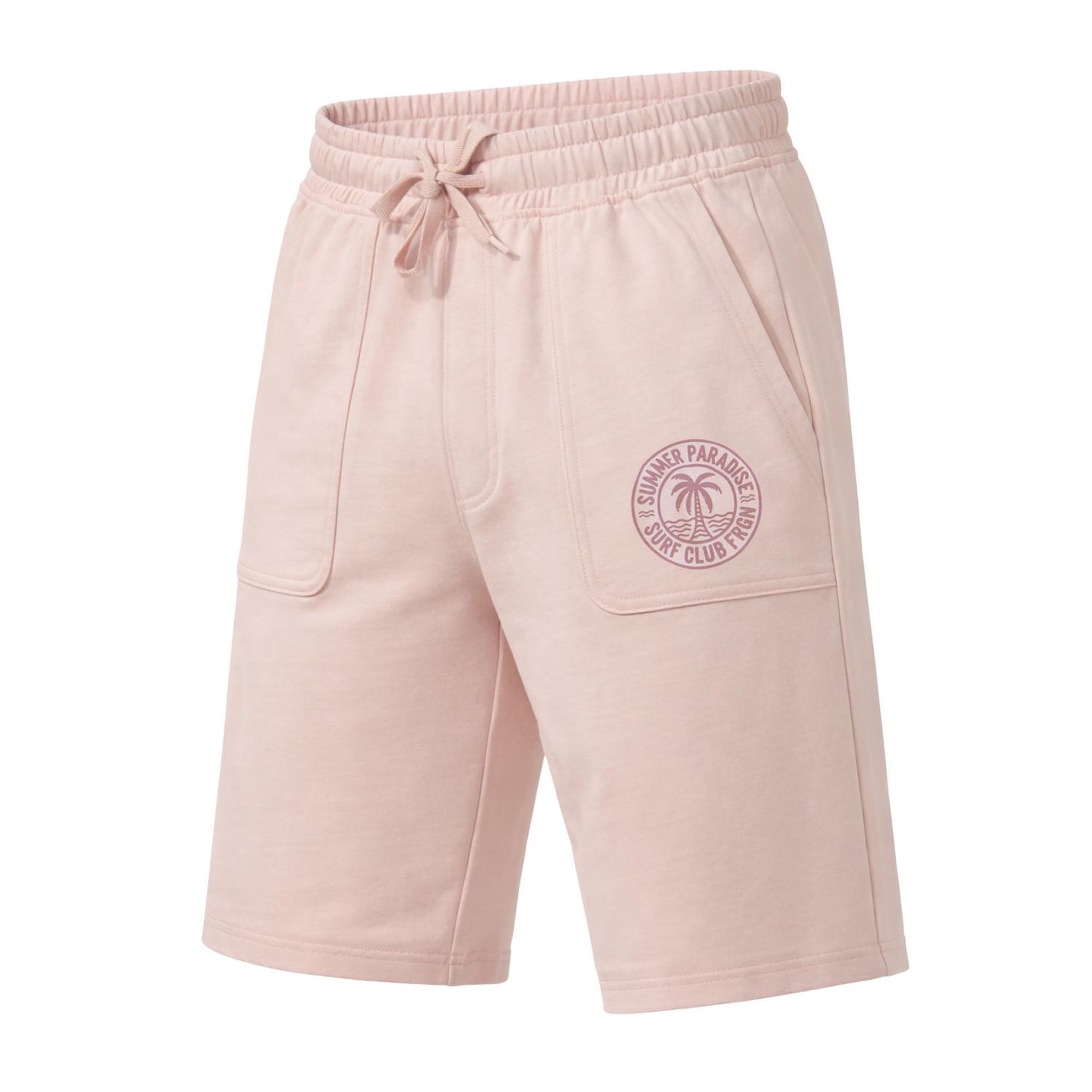 Voir la diapositive 2 : FREEGUN Short junior en french terry 280 GSM avec broderie Paradise
