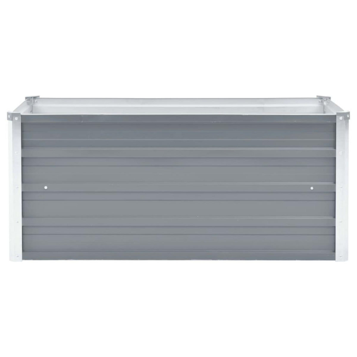 VIDAXL Lit sureleve de jardin Acier galvanise 100x40x45 cm Gris