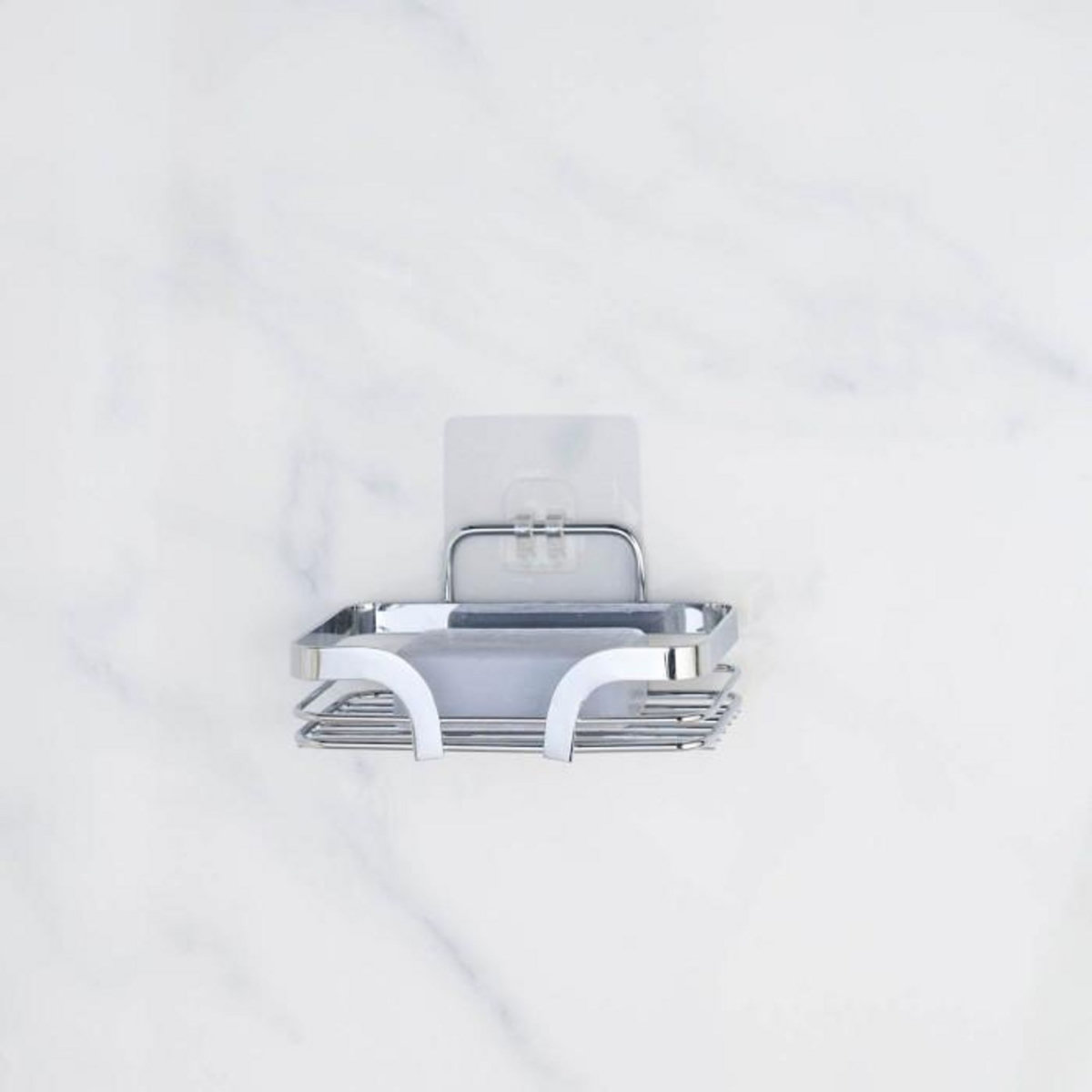 Paris Prix Porte Savon Adhésif  Filaire Premium  14cm Chrome