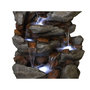 Voir la diapositive 4 : Ubbink Fontaine de jardin Bonorva bloc de rochers avec cascade et éclairage LED - Ubbink