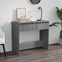 Voir la diapositive 1 : VIDAXL Table console sonoma gris 89x41x76,5 cm bois d'ingenierie