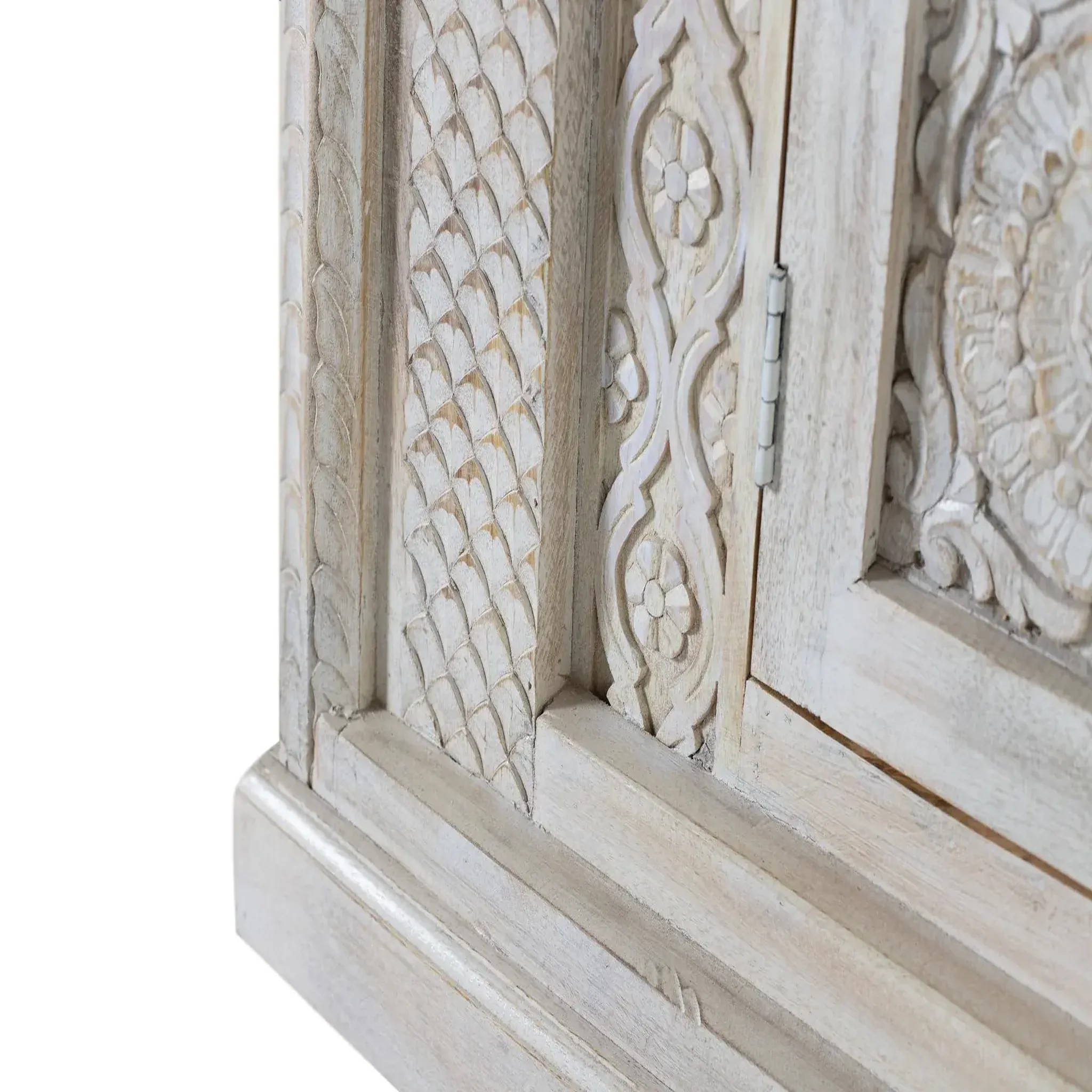 Voir la diapositive 3 : GINER Y COLOMER SL Armoire en bois de manguier 110cm style ethnique rustique