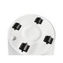 Voir la diapositive 2 : ELHO Pot de fleurs rond Loft Urban avec roues Ø 40 x H.35 cm - Blanc