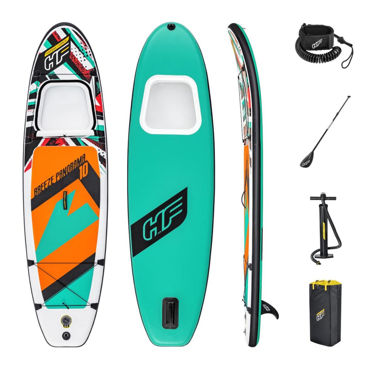 BESTWAY Paddle sup gonflable breeze panorama avec frontal - 65377