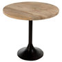 Voir la diapositive 1 : Paris Prix Table de Bar en Bois & Métal  Mocha  65cm Naturel