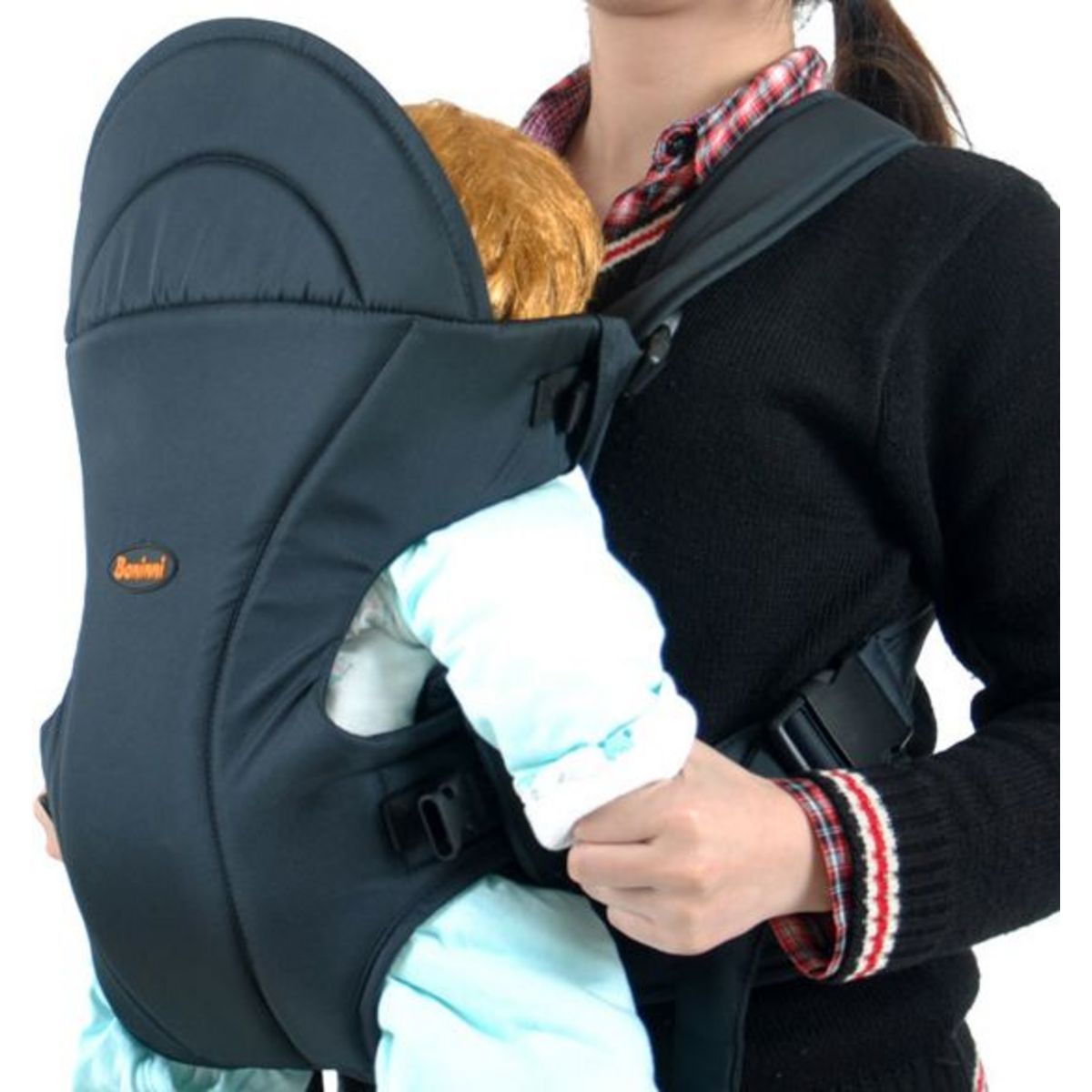 BANINNI Porte bébé noir Sacco