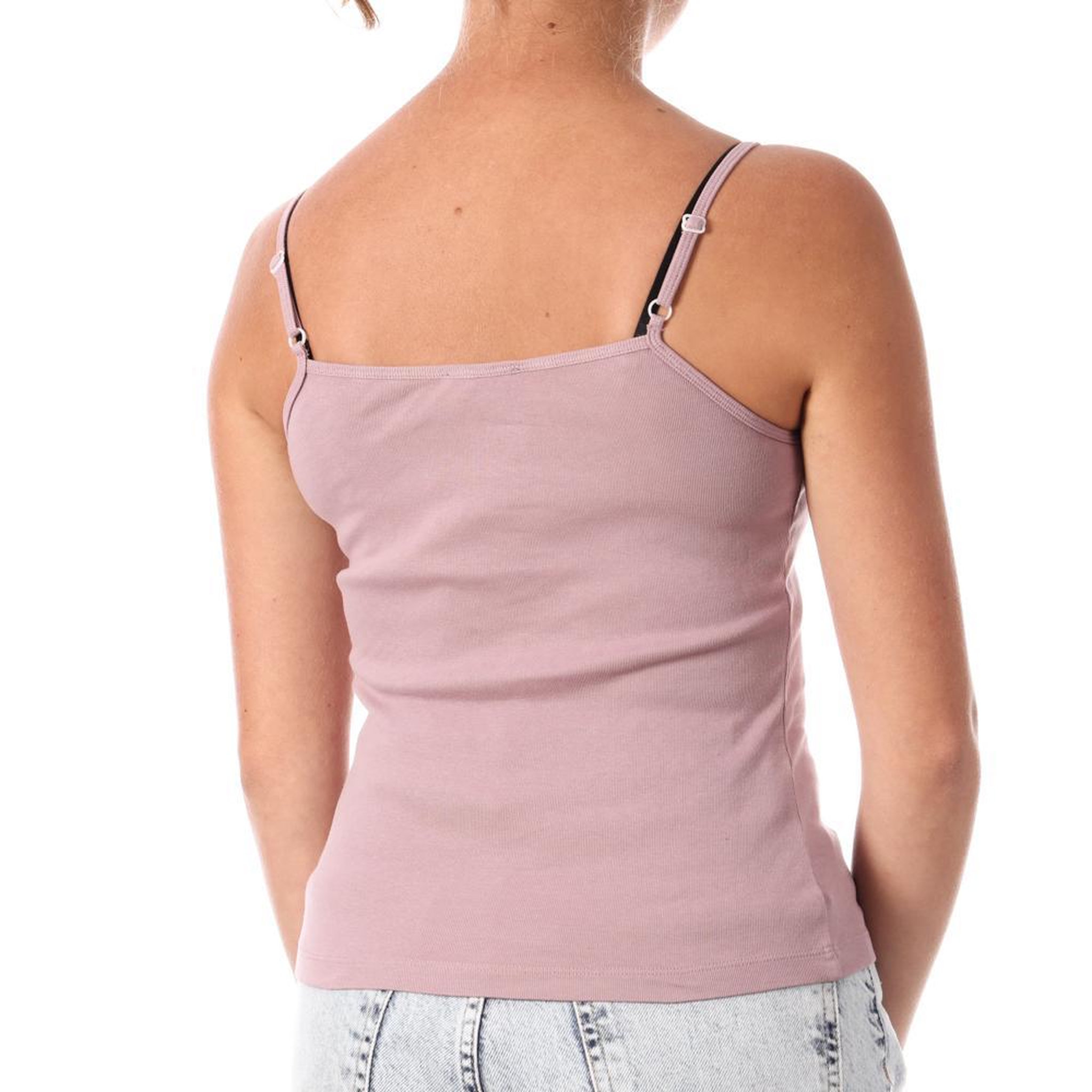 Voir la diapositive 2 : SUPERDRY Débardeur Violet Femme Superdry Fine