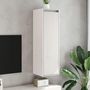 Voir la diapositive 2 : VIDAXL Armoire murale Blanc 30x30x100 cm Bois de pin massif